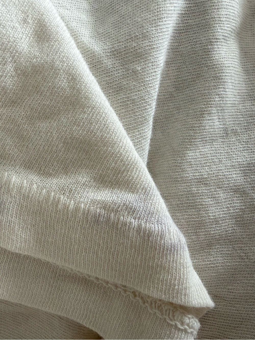 Anine Bing Ashton Tee Vintage Bing in Washed Buttercream sz S guc - Picture 7 of 8